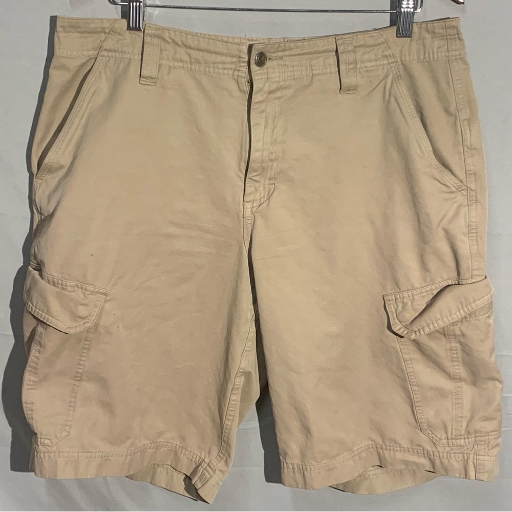 Marmot Shorts Mens 34 Beige Cargo Button Fly LightWeight Formal Fall Golf